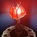 Gothic Wings of Night: Halloween Lamp