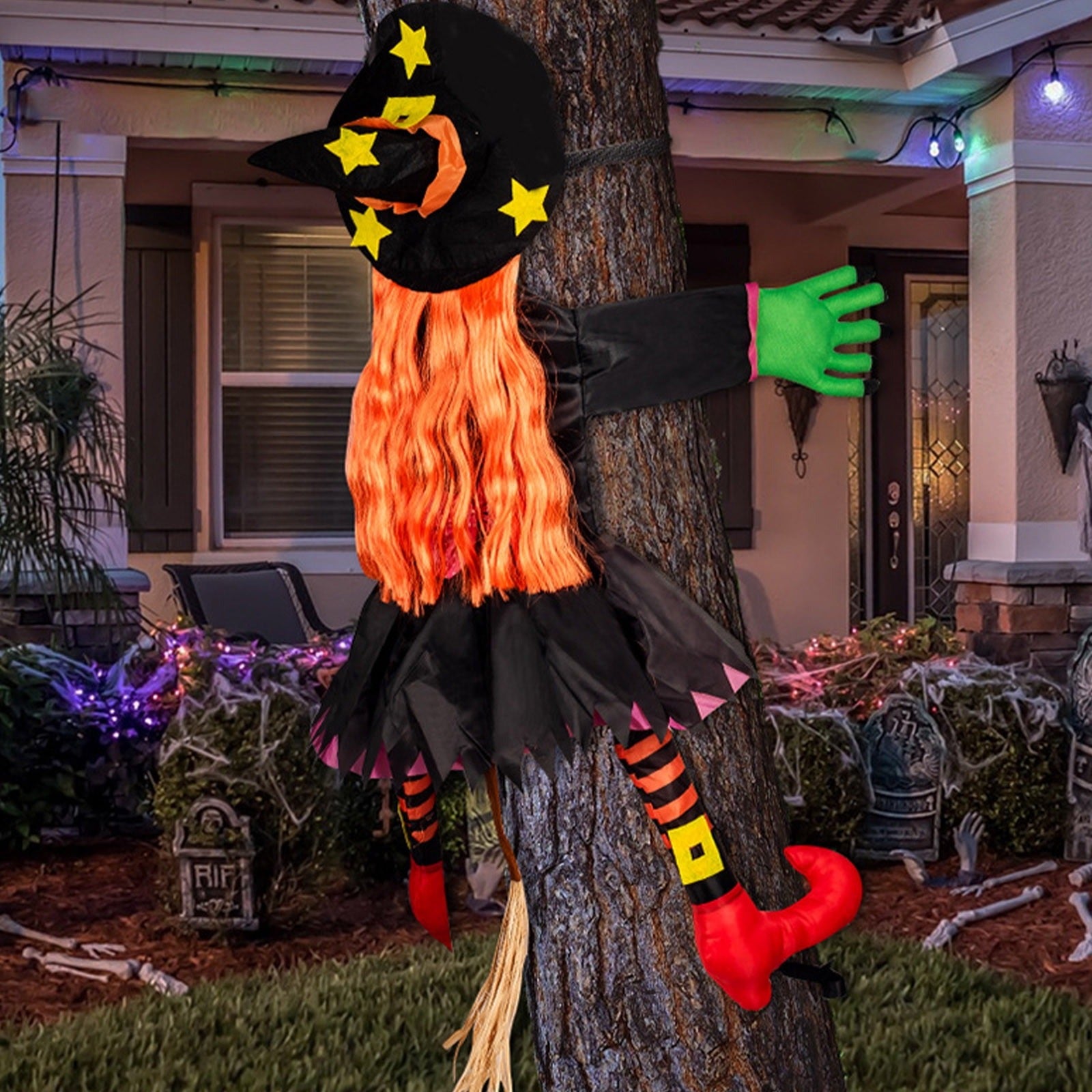 Halloween Crashing Witch