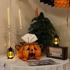 Halloween Pumpkin Tissue Box Holder