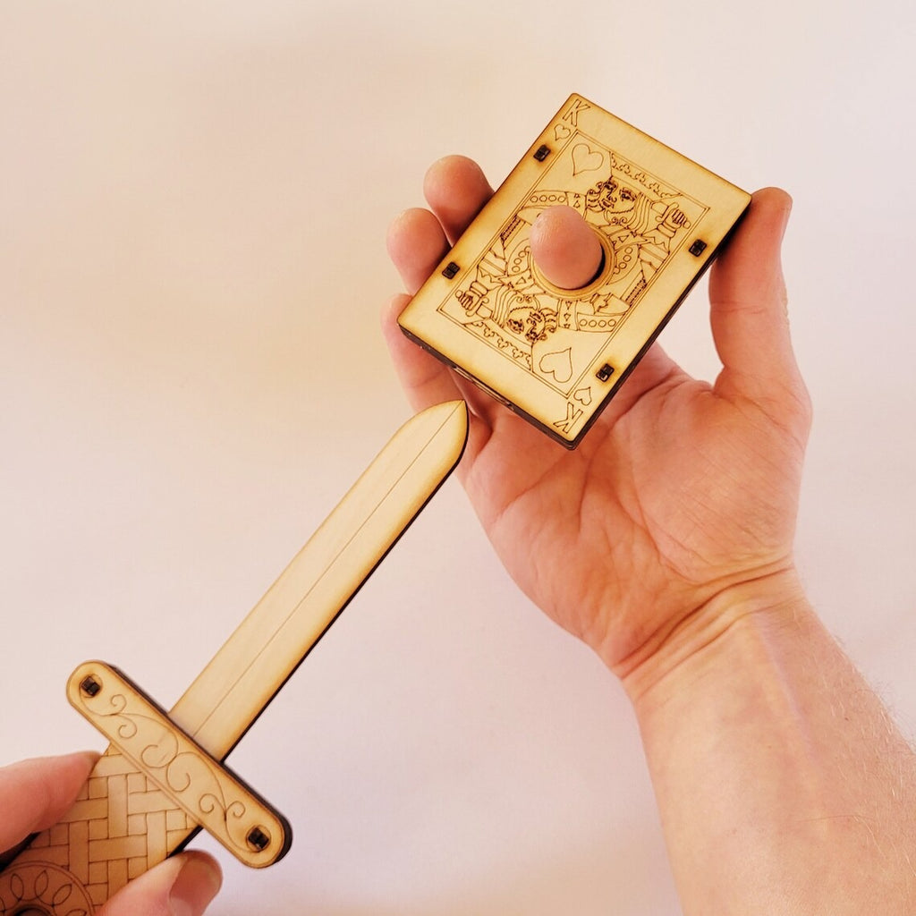 Handcrafted Wooden DIY Magic Set