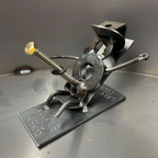 Handmade Jackin’ Cowboy Statue