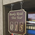 Hanging Bookshelf Counter bookish decor