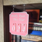 Hanging Bookshelf Counter bookish decor