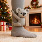 Holiday 3d Crochet Animal Socks