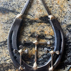 Horseshoe Nail Cross Western Wall Decoration