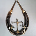 Horseshoe Nail Cross Western Wall Decoration