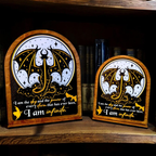 "I am Infinite Fourth Wing" Bookshelf Sign