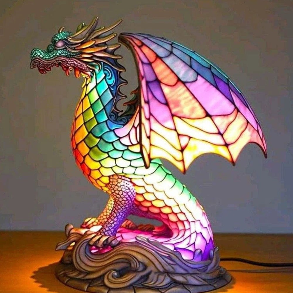 LUMINAFAUNA – Artistic Stained Glass Animal Lamp