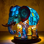 LUMINAFAUNA – Artistic Stained Glass Animal Lamp
