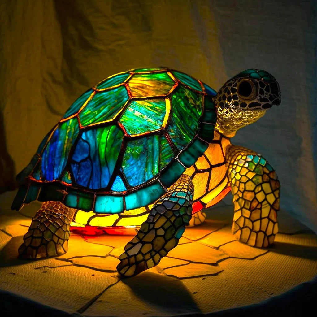 LUMINAFAUNA – Artistic Stained Glass Animal Lamp