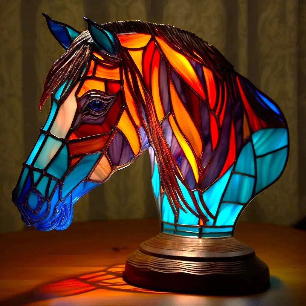 LUMINAFAUNA – Artistic Stained Glass Animal Lamp
