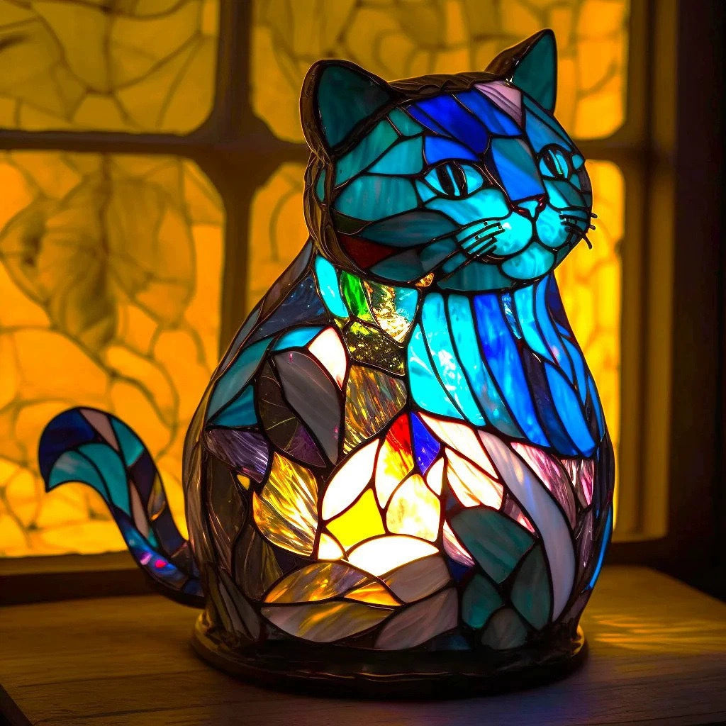 LUMINAFAUNA – Artistic Stained Glass Animal Lamp