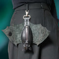 Leather Bat Coin Purse