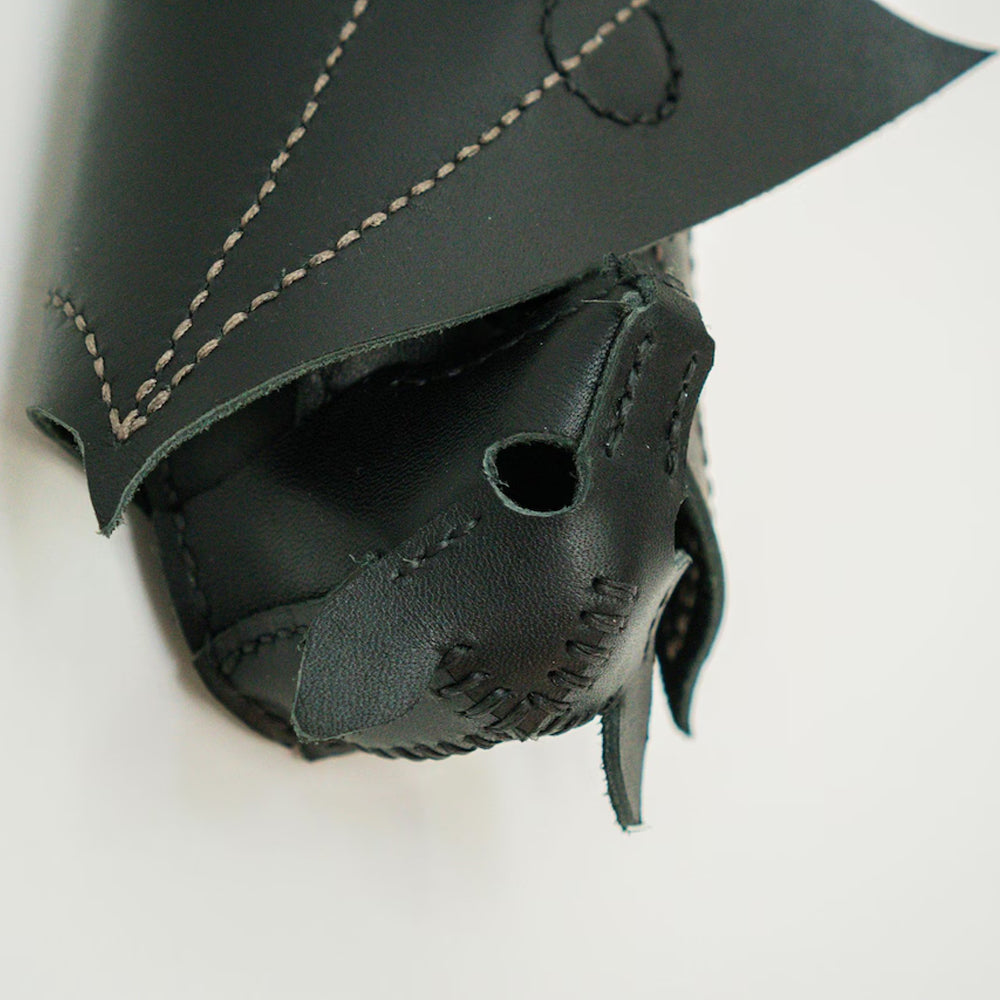 Leather Bat Coin Purse