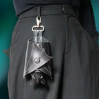 Leather Bat Coin Purse