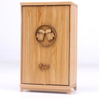 Miniature Natural Teak Wooden Bar