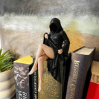 Mysterious bookshelf sculptures