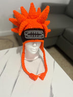Naruto Pain inspired crochet beanie