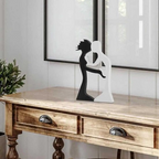 Naughty boy and girl home decoration