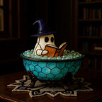 👻 Cute Ghost Bubble Bath LED Lamp