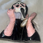 Pink Ghostface Figurine Talking on The Phone