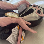 Pink Ghostface Figurine Talking on The Phone