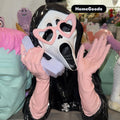 Pink Ghostface Figurine Talking on The Phone