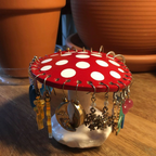 Pointy Mushroom Earring & Ring Stands