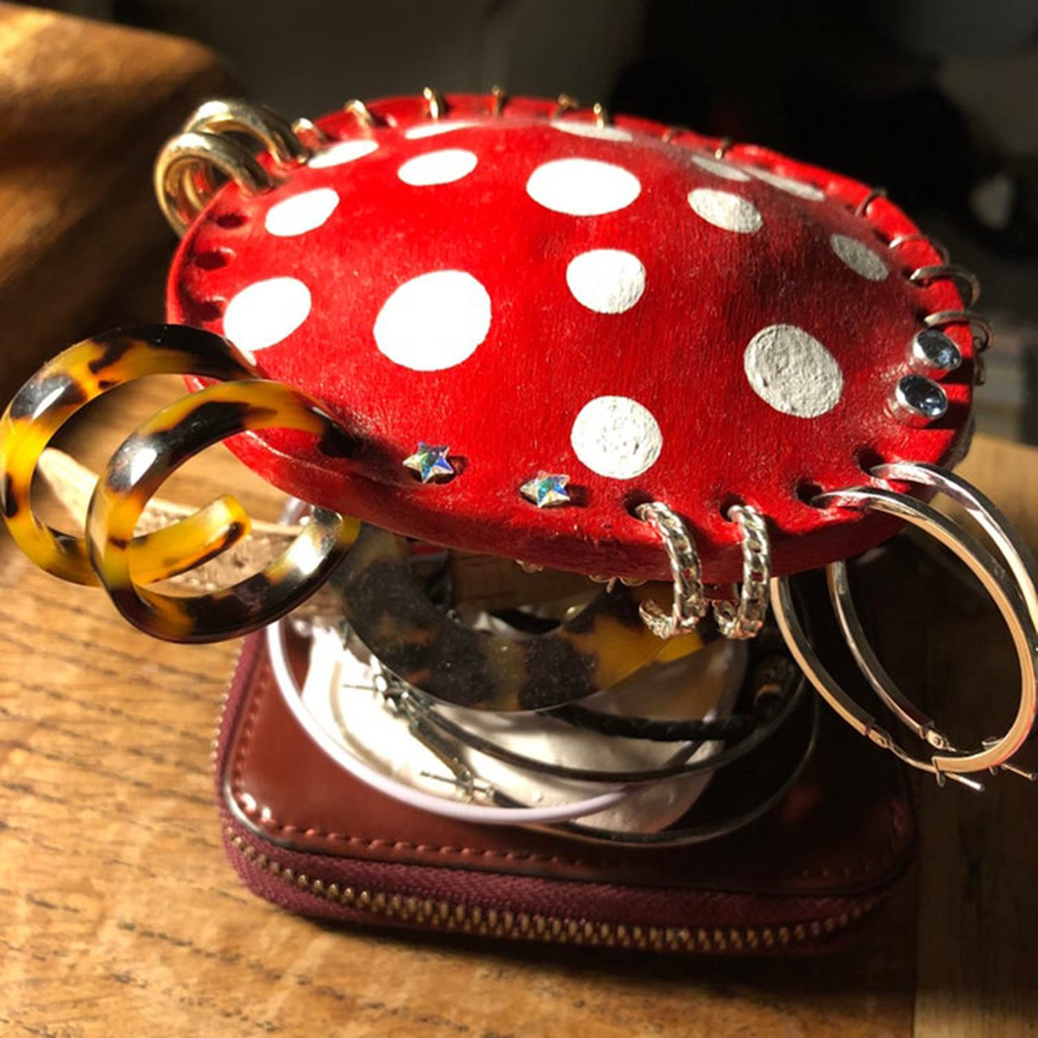 Pointy Mushroom Earring & Ring Stands