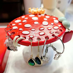 Pointy Mushroom Earring & Ring Stands