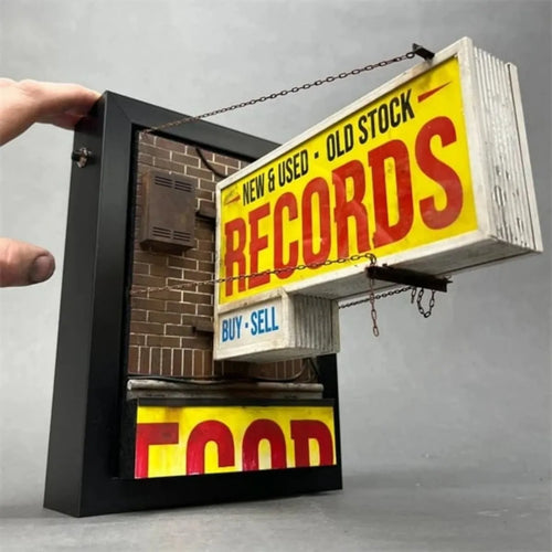 Record Store Retro Wall Light