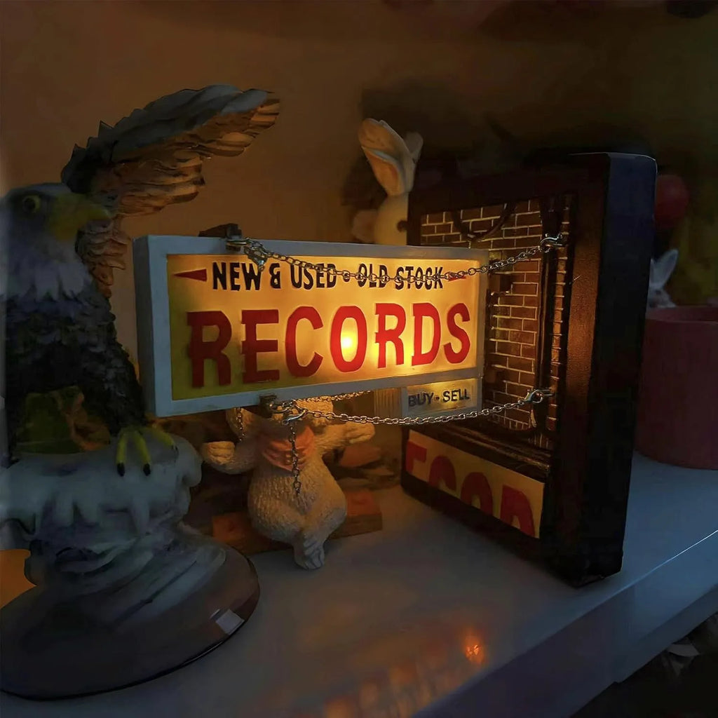 Record Store Retro Wall Light