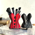 Retro Corset Leather Makeup Holder