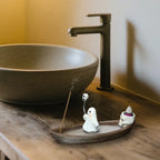 Rotating Ghost Skeleton Boat Aromatherapy Stand
