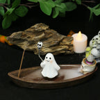 Rotating Ghost Skeleton Boat Aromatherapy Stand