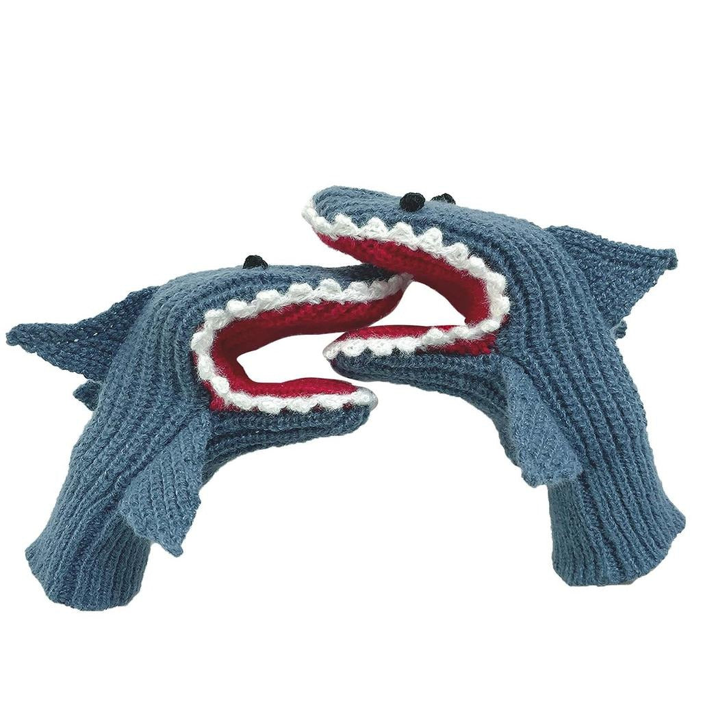 Shark Knitted Gloves