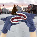 Shark Knitted Gloves