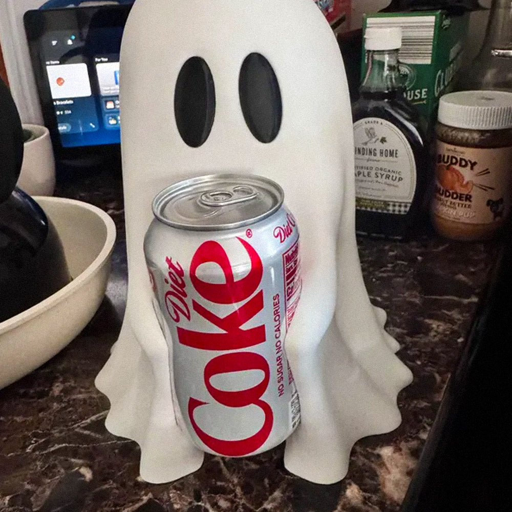Sippy Ghost Coke Holder Halloween Decor