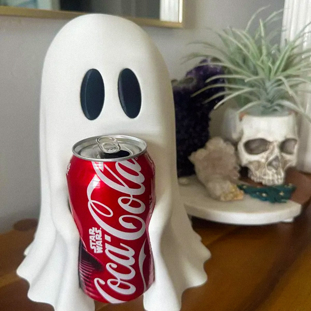 Sippy Ghost Coke Holder Halloween Decor