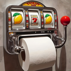 Slot Machine Toilet Roll Holder