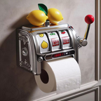 Slot Machine Toilet Roll Holder