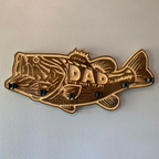 Solid wood Redfish fishing rod holder