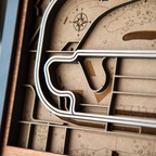 Speedway 3D Wood Track Map Wall