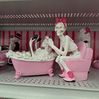 Spooky Skeleton Shower Girl🛁💄