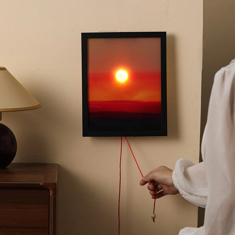 Sunset Time Ambient Art Wall Lamp