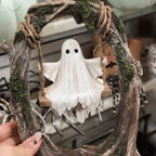 Swinging Shadows: Ghost on A Tree Swing