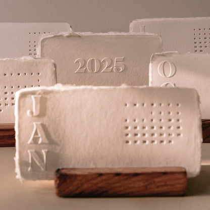 The 2025 Handmade Letterpress Calendar