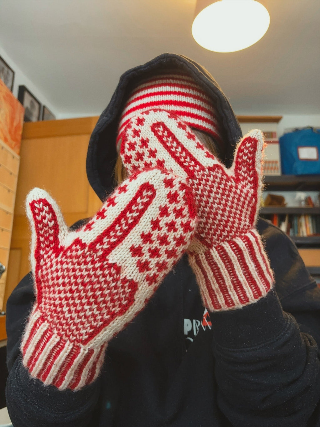 The "Naughty List" Mittens