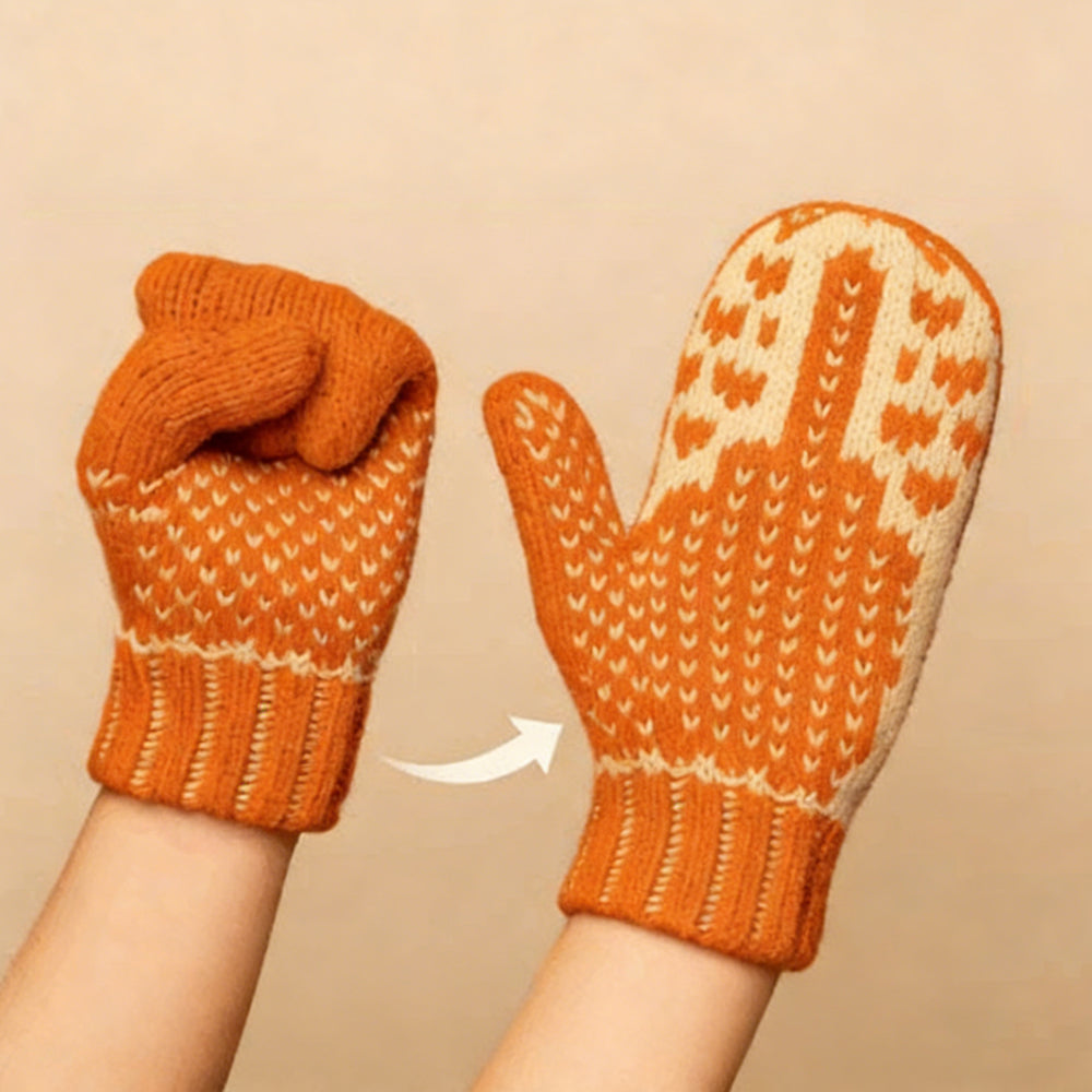 The "Naughty List" Mittens