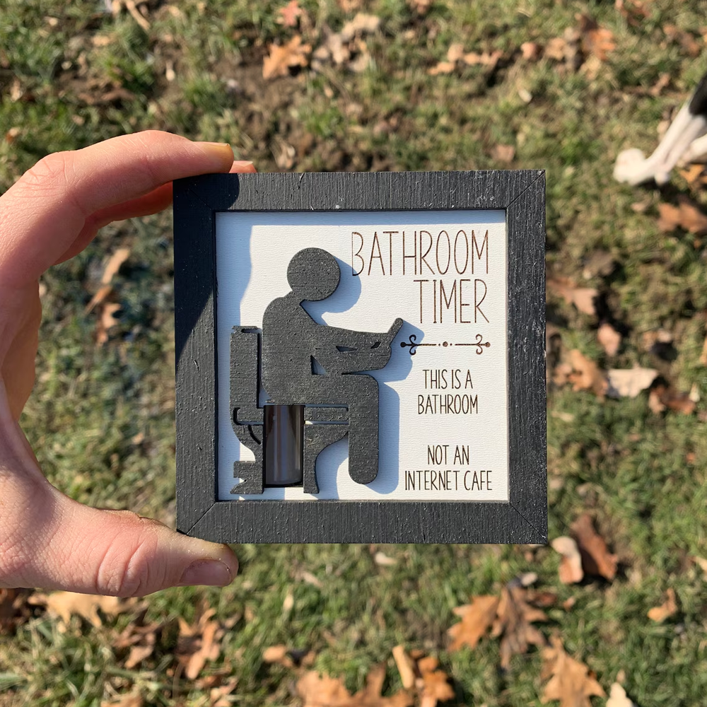 Bathroom Timer Funny Gag Gift